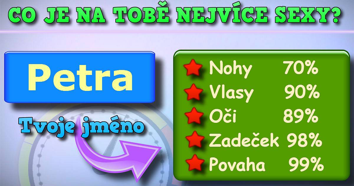 Co je na tobě nejvíce sexy?