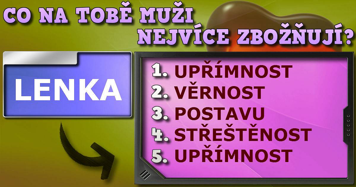 Co na tobě protějšek nejvíce zbožňuje?