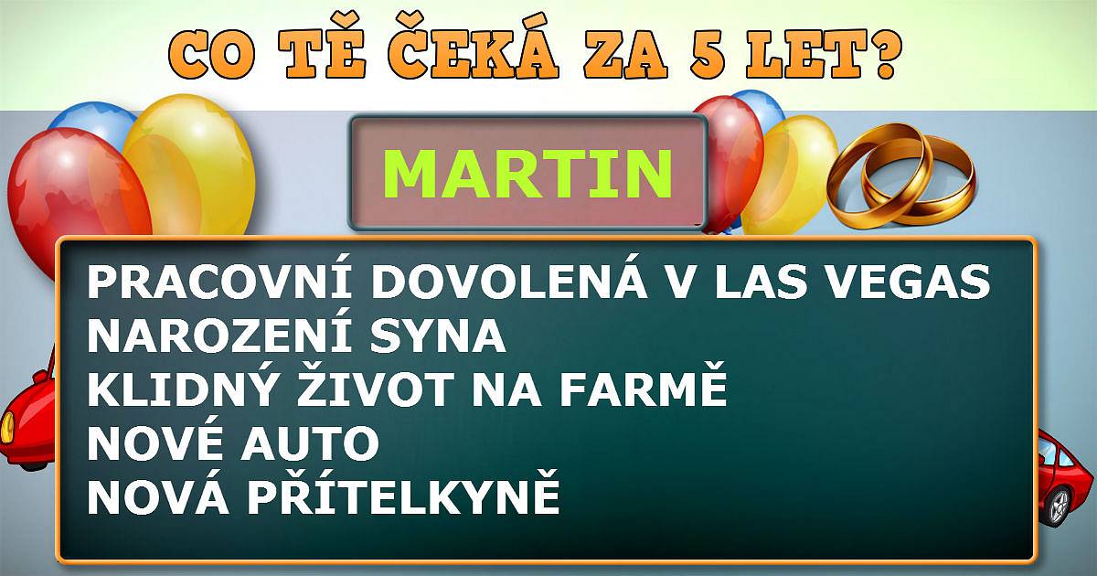 Co tě čeká za 5 let?