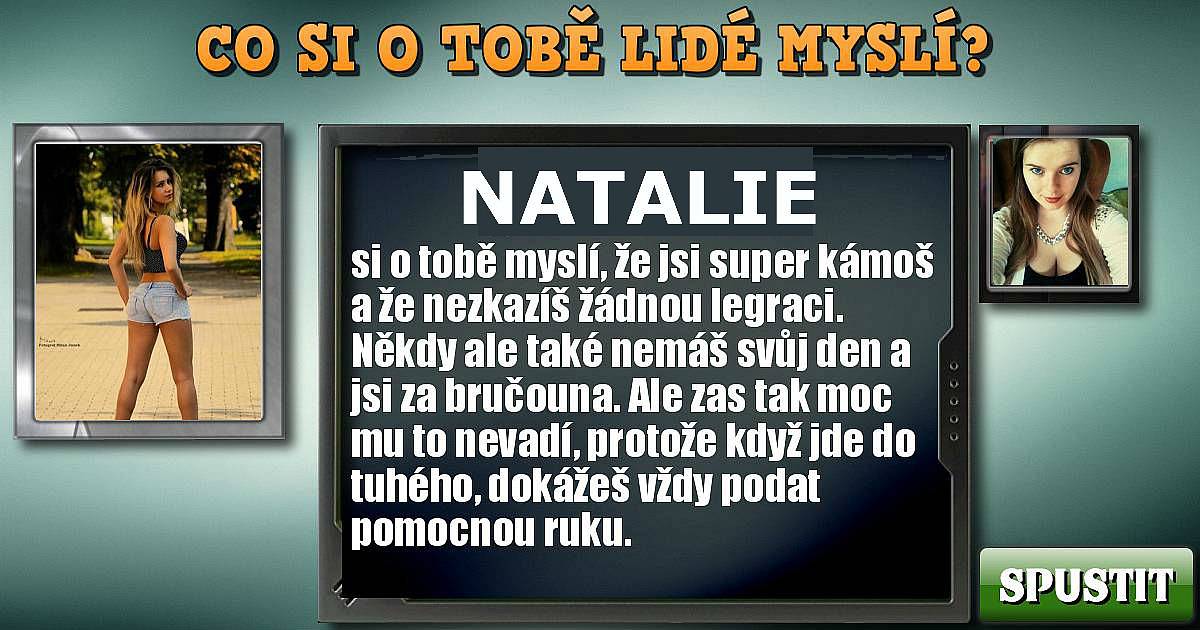 Co si o tobě lidé myslí?