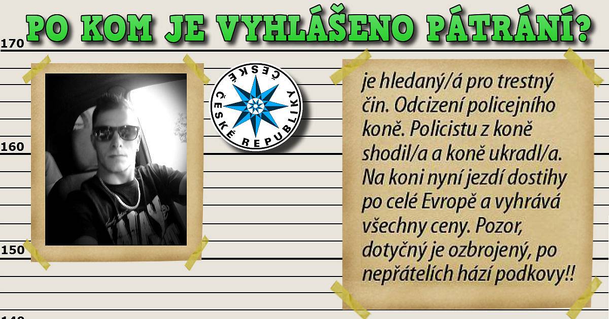 Po kom je vyhlášeno pátrání?