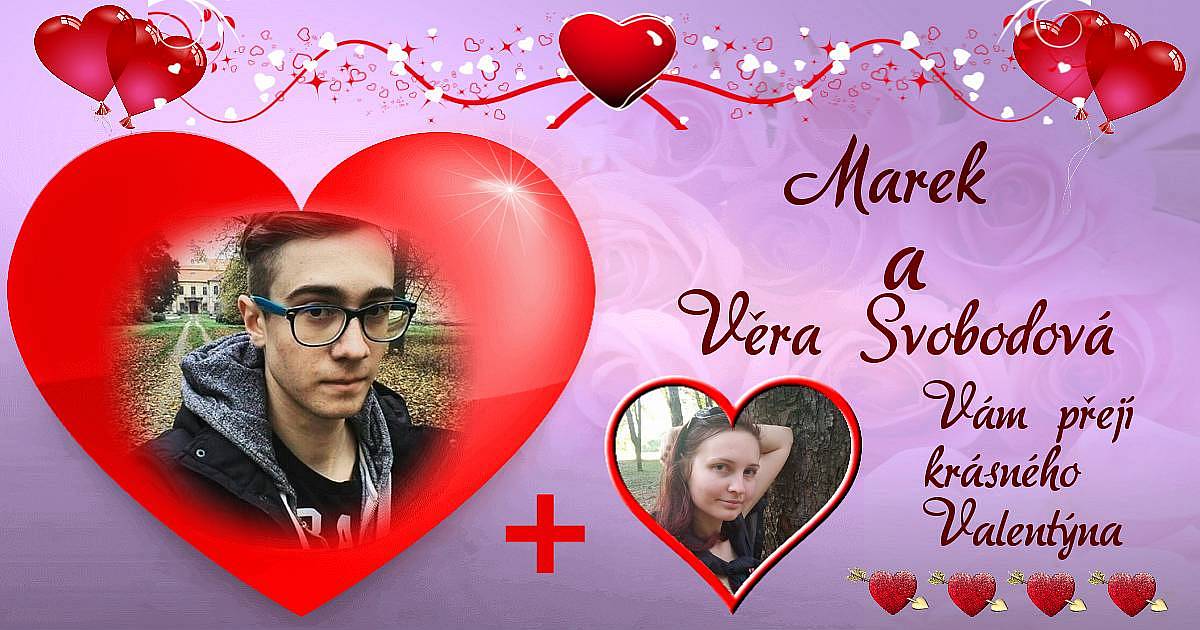 Vytvořte Valentýnské přáníčko
