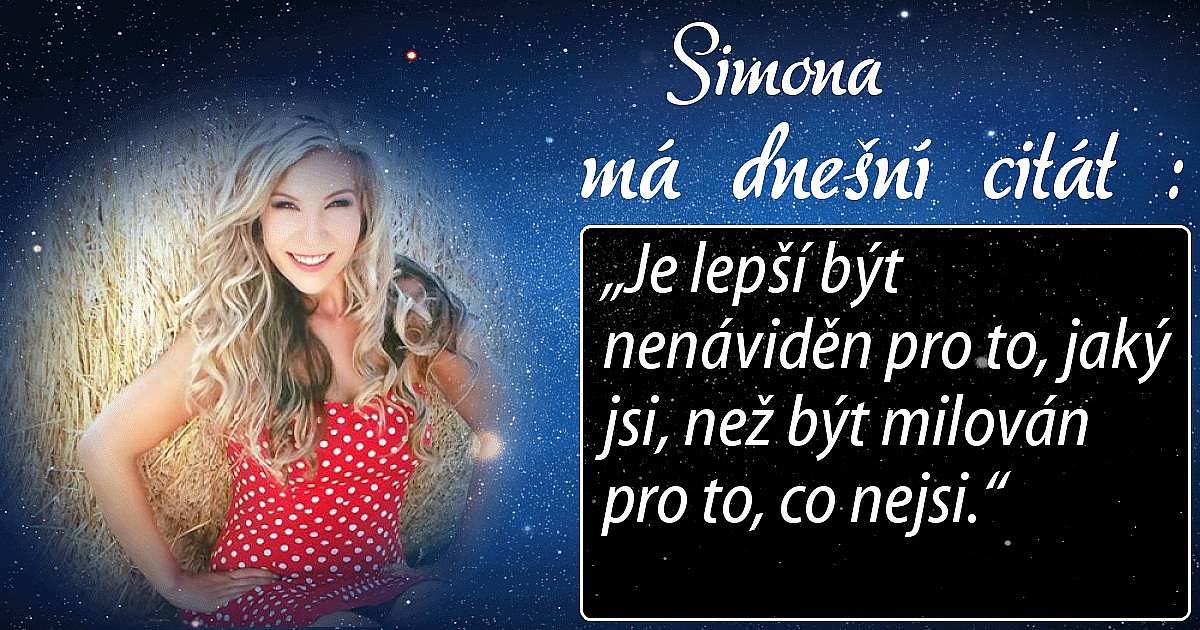Tvůj citát na dnešní den je: ......