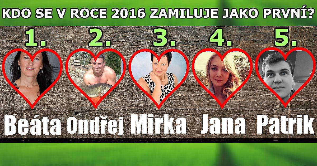 Kdo se v roce 2016 zamiluje jako první?
