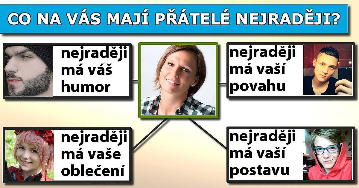 Co na vás mají přátelé nejraději?