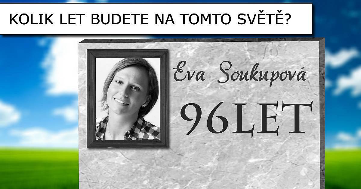 Kolik let budete na tomto světě?