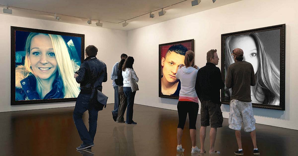 Ským jste v nejznámější galerii na světě jako expozice?
