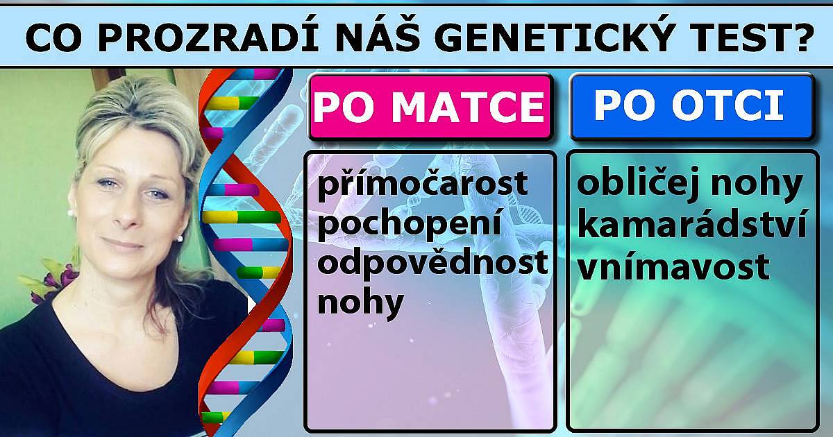 Co prozradí náš genetický test?