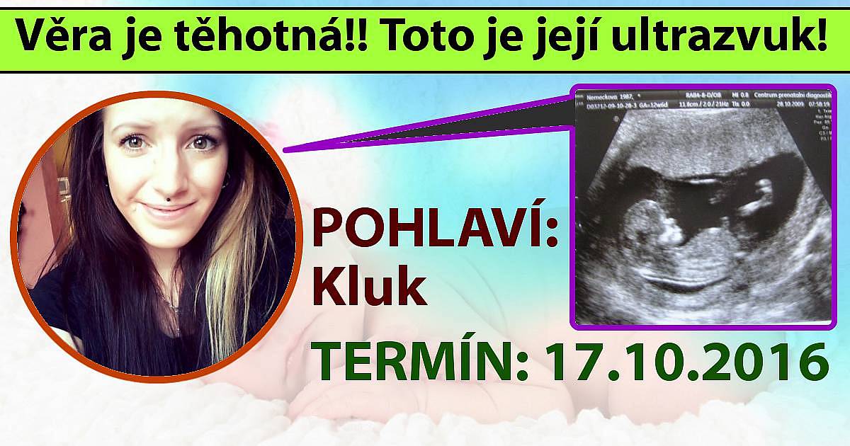 Víme kdo je těhotný!! Máme váš ultrazvuk děťátka!