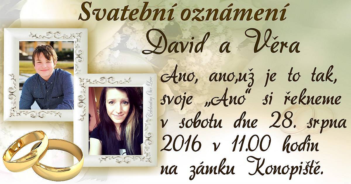Jak vypadá vaše svatební oznámení?