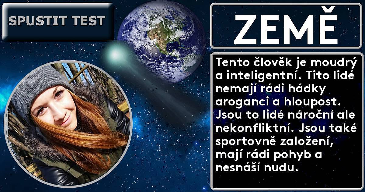 Jaká jste planeta a jak na vás působí?