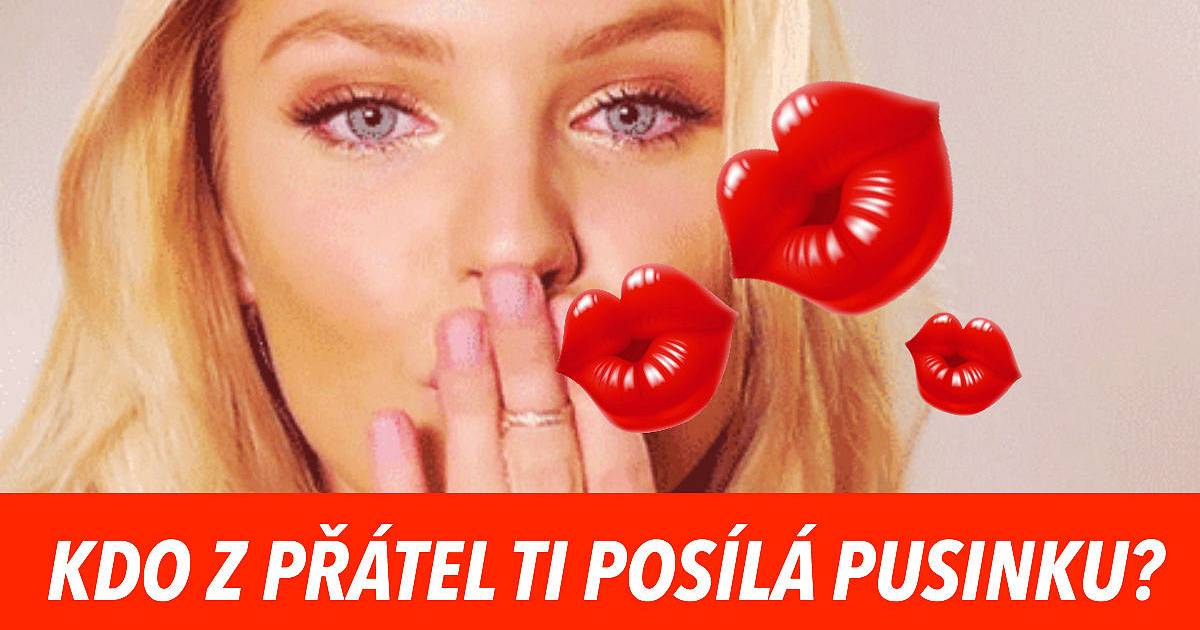Kdo z přátel ti posílá pusinku?