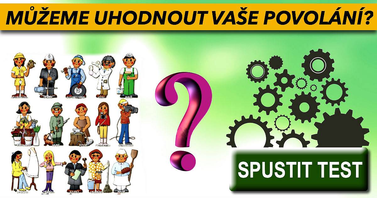 Můžeme uhodnout vaše povolání?
