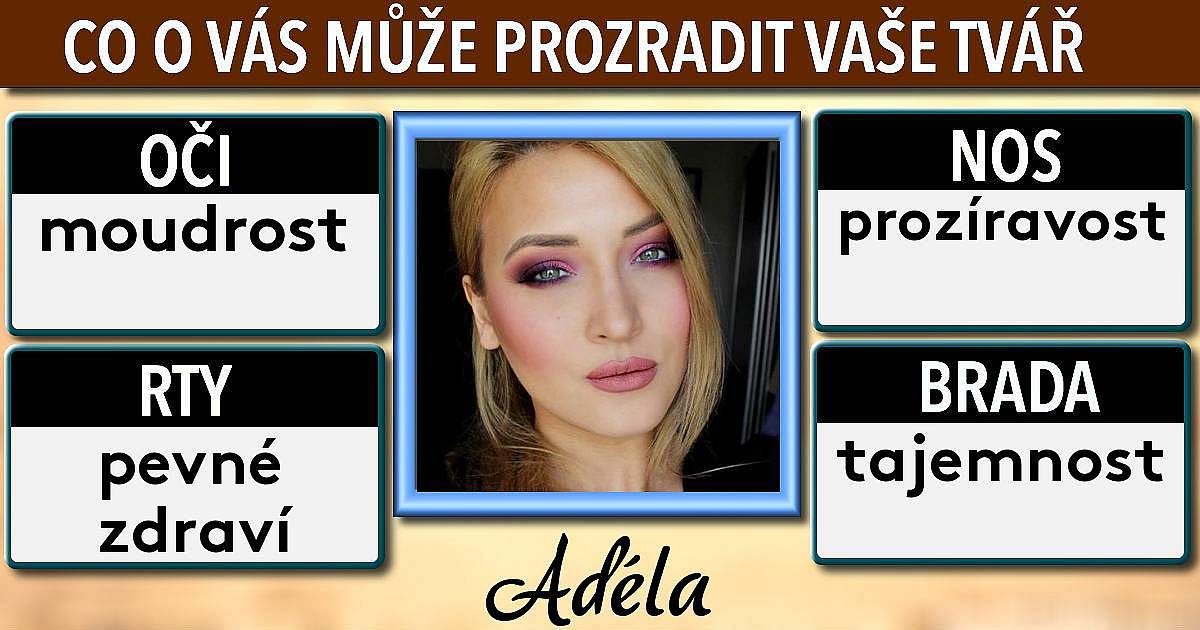 Co o vás může prozradit vaše tvář?