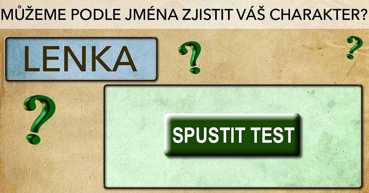 Můžeme podle jména zjistit váš charakter?