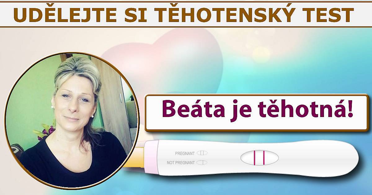 Udělejte si těhotenský test!