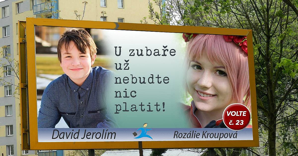Co slibuje vaše politická strana? Toto je váš předvolební billboard!