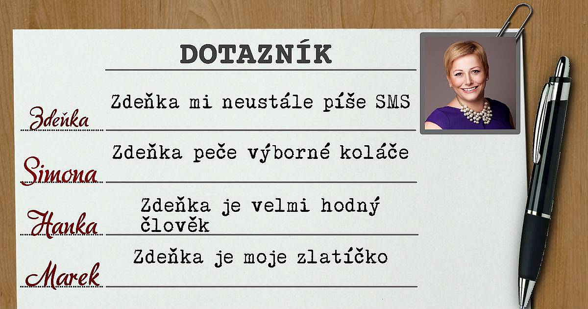 Vytvořili jsme dotazník a zeptali se vašich přátel, jaký maji na vás názor.