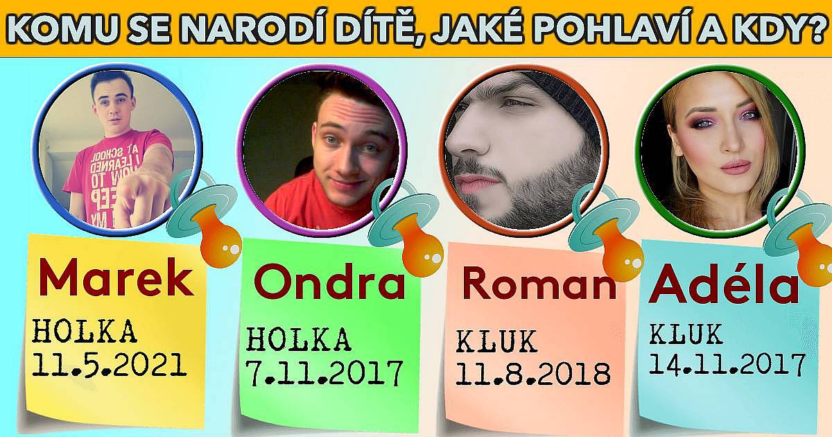Komu se narodí dítě, jaké pohlaví a kdy?