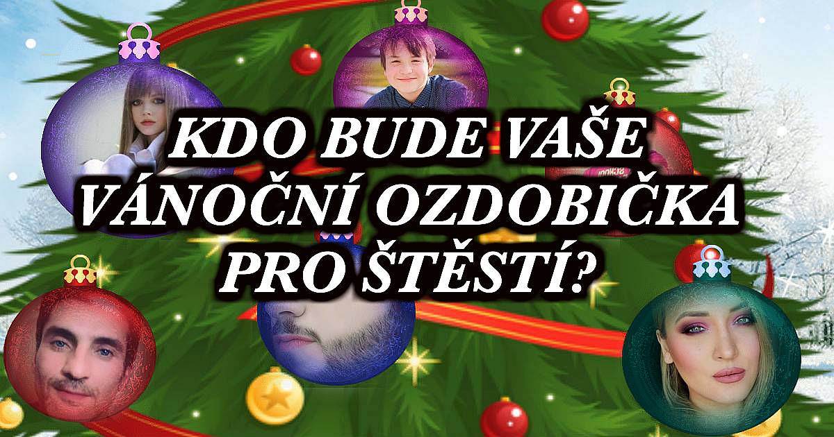 Kdo bude vaše vánoční ozdobička pro štěstí?