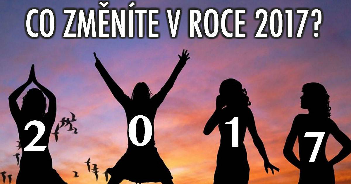 Co změníte v roce 2017?