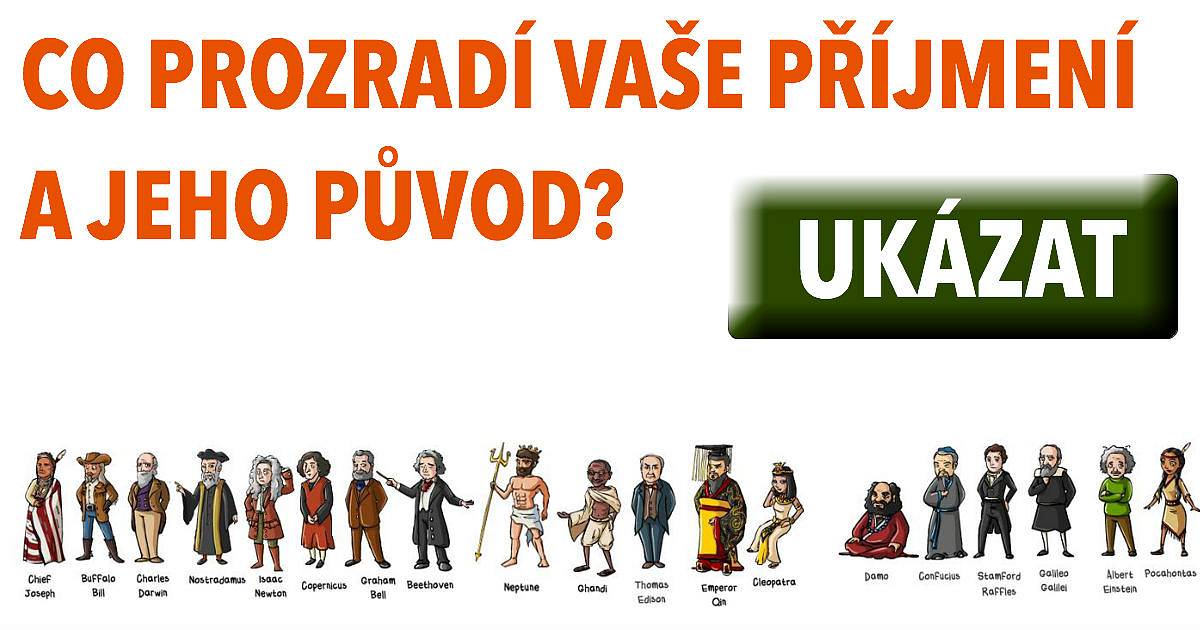 Co prozradí vaše příjmení a jeho původ?