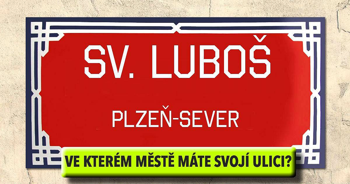 Víte ve kterém městě je po vás pojmenovaná ulice?