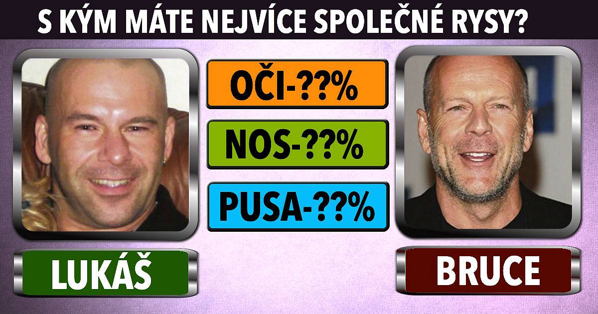 S kým máte nejvíce společné rysy?
