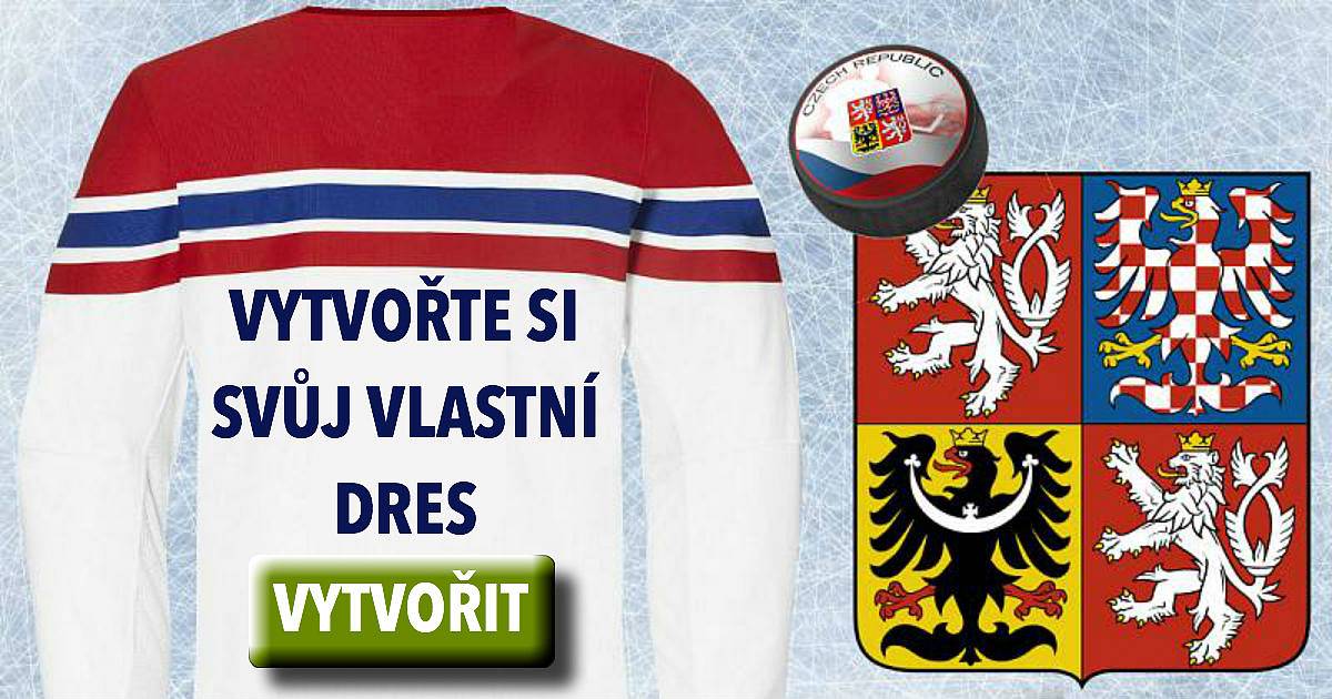 Vytvořte si svůj hokejový dres!!