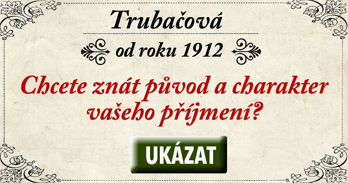 Jaký má původ a co znamená vaše příjmení?