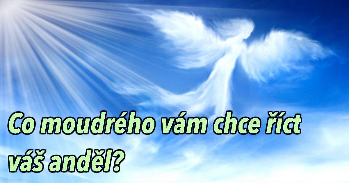Co moudrého by vám chtěl říct váš anděl?