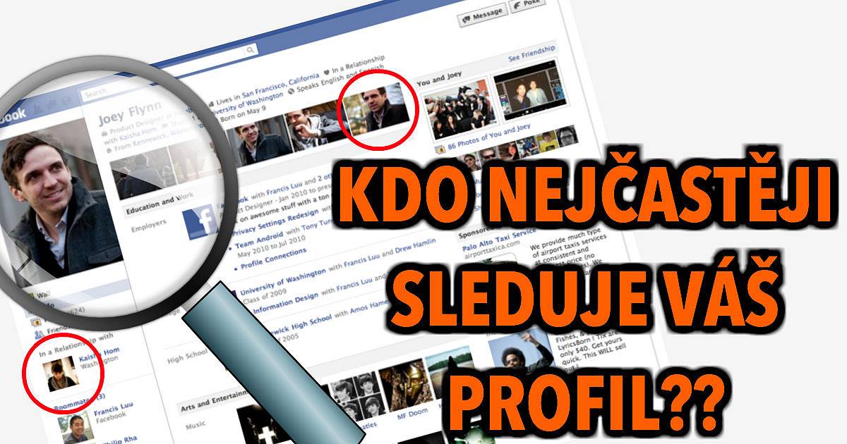 Kdo nejčastěji sleduje váš profil?