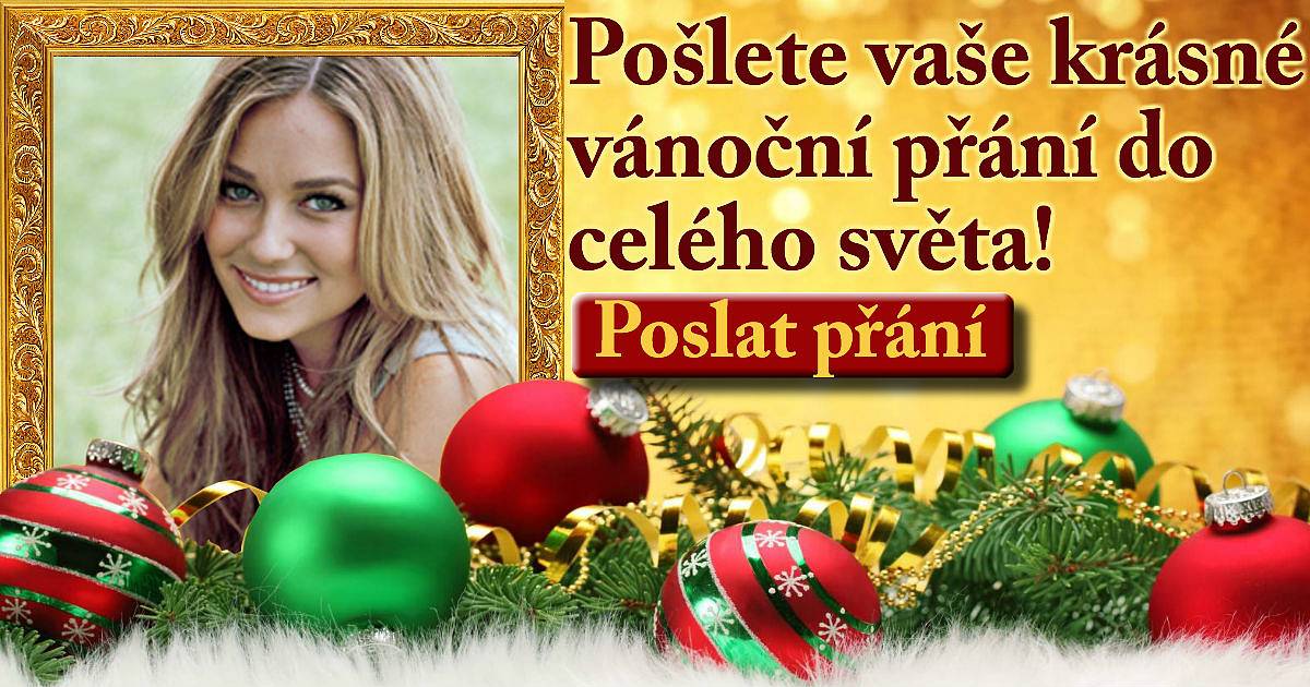 Pošlete vaše krásné vánoční přání do celého světa!