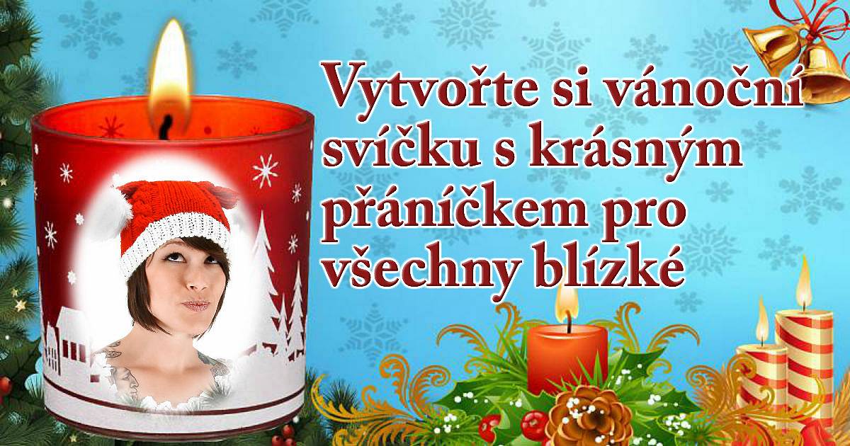 Vytvořte si vánoční svíčku s krásným přáním