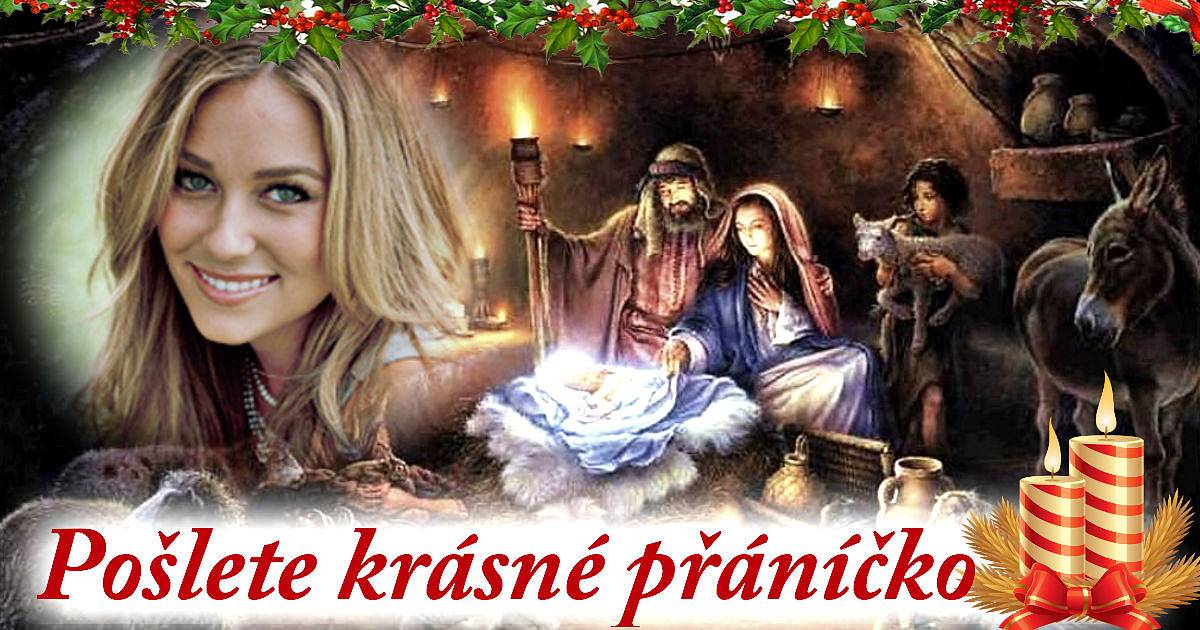 Přání k vánocům je to nejkrásnější pohlazení
