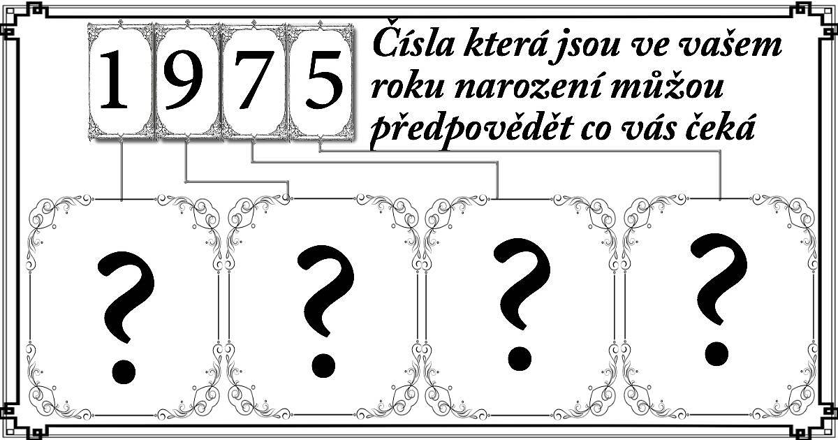 Čísla která jsou ve vašem roku narození můžou předpovědět co vás čeká