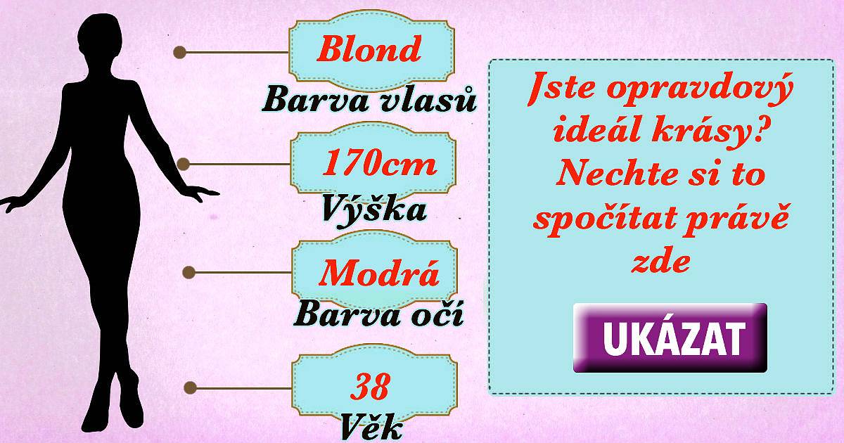 Jste opravdový ideál krásy? Nechte si to spočítat právě zde