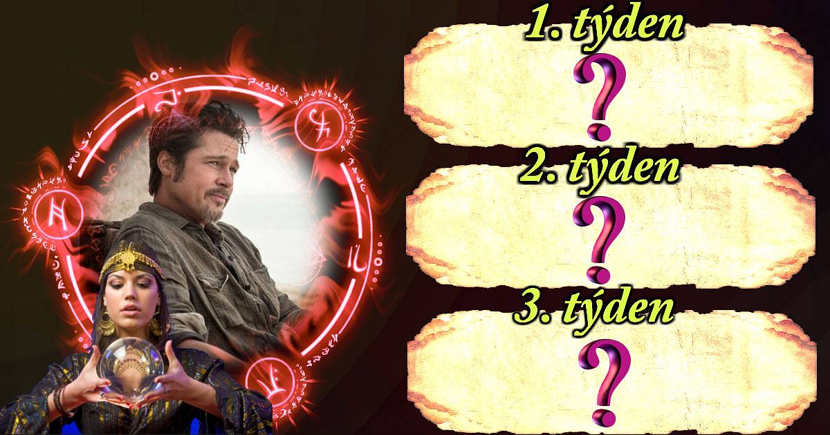 Co vás čeká v příštích 3 týdnech?