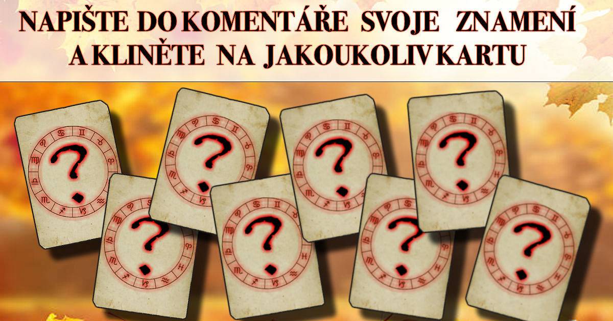 Podívejte se na podzimní karty. Co ukážou?
