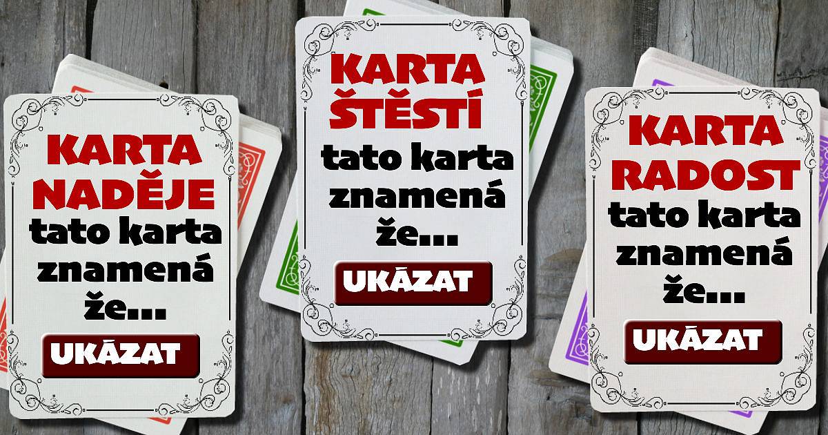 Kartářka připravila tři karty pro nadcházející měsíc.
