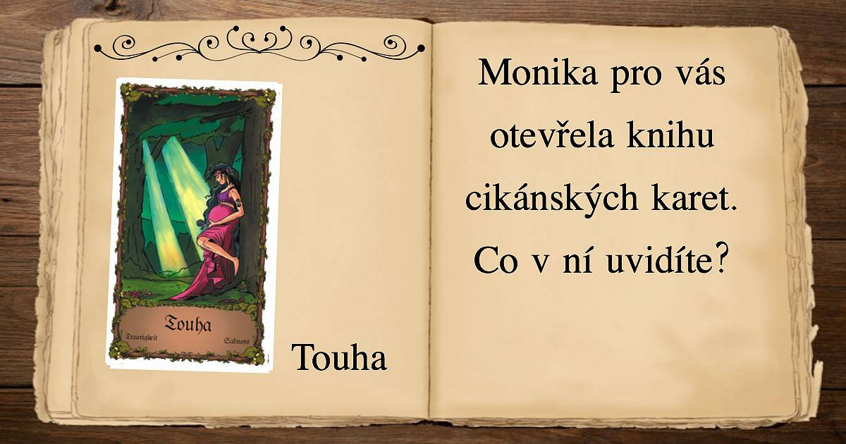 Monika pro vás otevřela knihu romských karet.