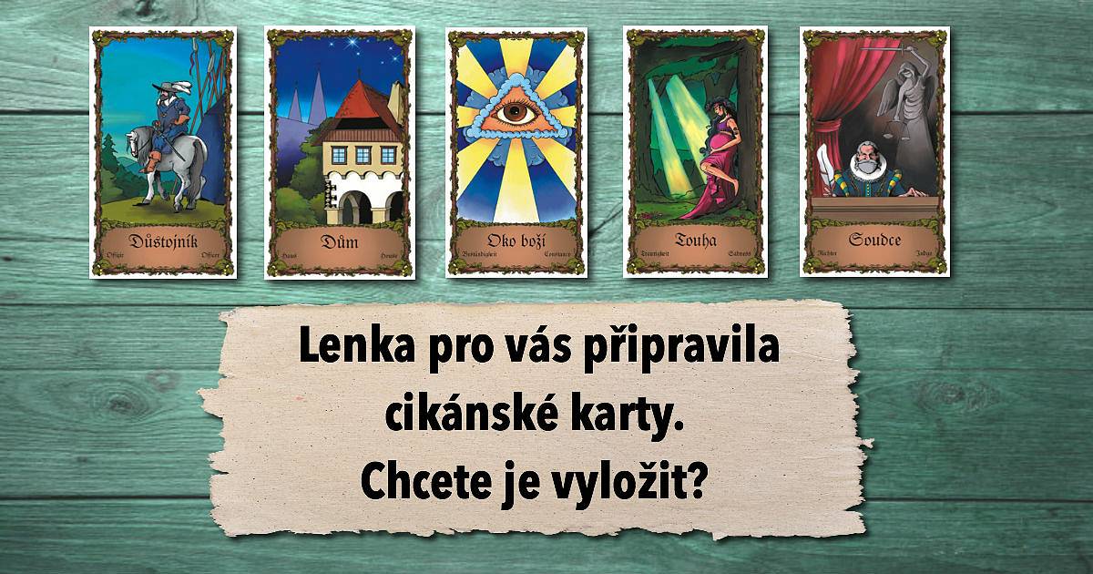 Lenka pro vás připravila čtyři romské karty.