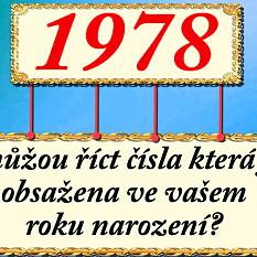 Co říkají a znamenají čísla, která jsou ve vašem roku narození?