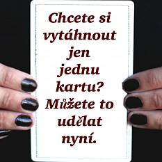 Chcete si vytáhnout jen jednu kartu? Můžete to udělat právě teď!
