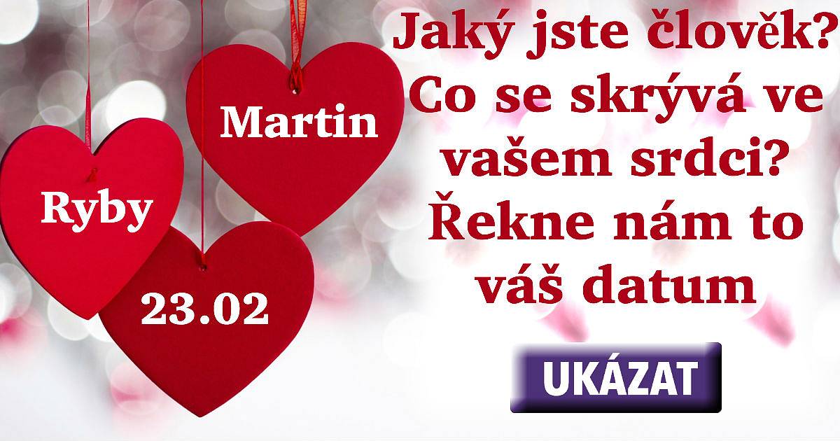 Jaký jsi člověk? Co se skrývá ve tvém srdci? Řekne nám to tvůj datum!