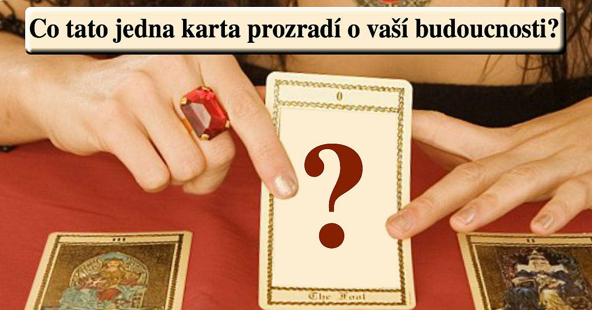 Kartářka vytáhne z balíčku jednu kartu přímo pro Vás. Hodně vypoví o vašem dalším osudu.