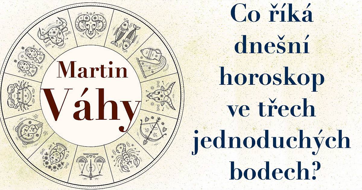 Co říká dnešní horoskop ve třech jednoduchých bodech?
