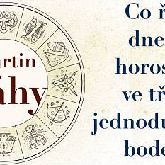 Co říká dnešní horoskop ve třech jednoduchých bodech?