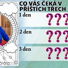 Co vás čeká v příštích třech dnech?
