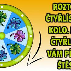 Roztočte čtyřlístkové kolo! Který čtyřlístek vám přinese štěstí?